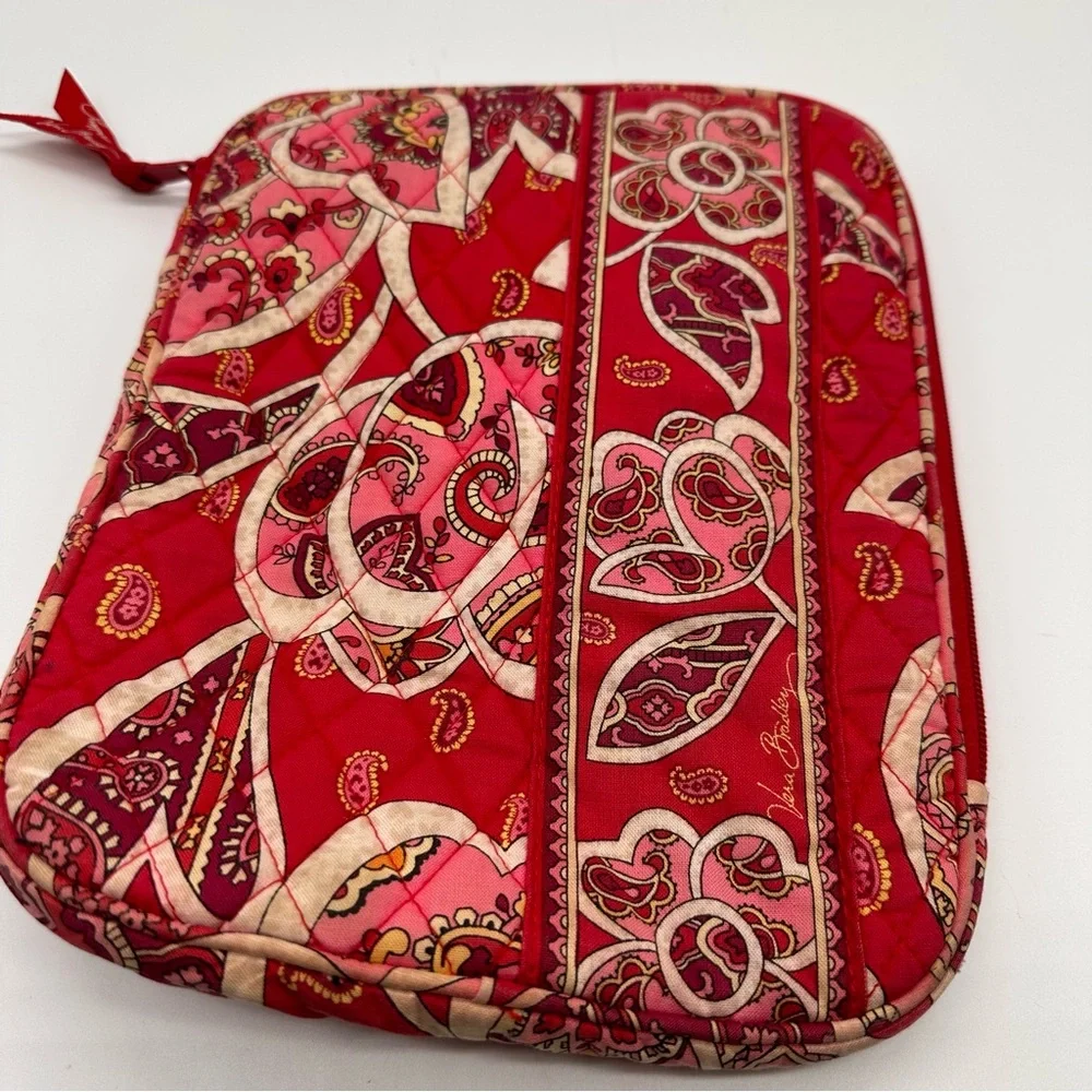 Vera Bradley Floral Ipad2 Case OR Makeup Brush Bag in Rosey Posey Pattern